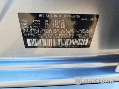 Zdjęcie 12 z 12 samochodu: 2018 SUBARU IMPREZA SPORT VIN:4S3GTAK60J3705619 - miniatura
