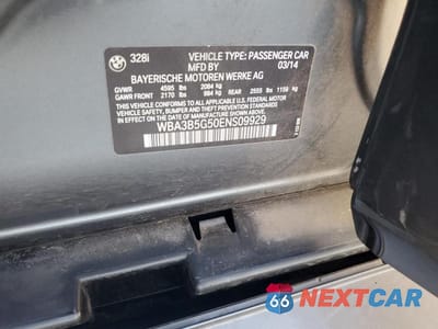 Zdjęcie 12 z 12 samochodu: 2014 BMW 328 XI SULEV VIN:WBA3B5G50ENS09929 - miniatura