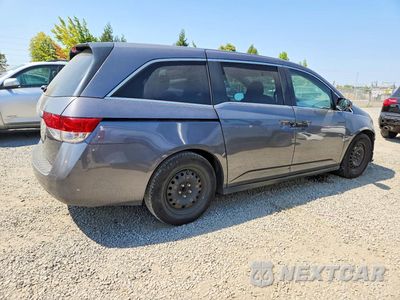 Trzecie zdjęcie samochodu z tyłu: 2016 HONDA ODYSSEY LX VIN:5FNRL5H21GB148512 - miniatura
