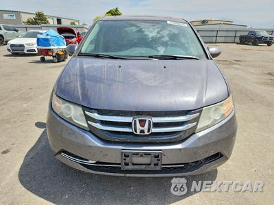Piąte zdjęcie samochodu w środku: 2015 HONDA ODYSSEY EXL VIN:5FNRL5H66FB034605 - miniatura
