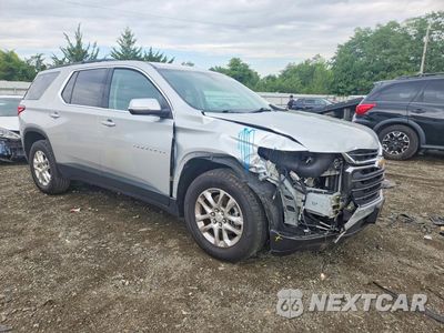 Czwarte zdjęcie samochodu z boku: 2021 CHEVROLET TRAVERSE LT VIN:1GNEVGKWXMJ231092 - miniatura