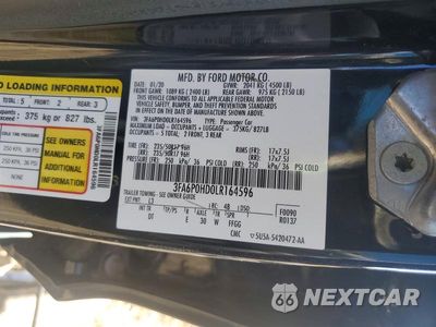 Zdjęcie 12 z 12 samochodu: 2020 FORD FUSION SE VIN:3FA6P0HD0LR164596 - miniatura