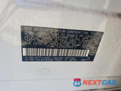 Zdjęcie 12 z 12 samochodu: 2010 LEXUS ES 350 VIN:JTHBK1EG3A2399277 - miniatura