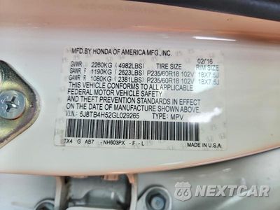 Zdjęcie 13 z 13 samochodu: 2016 ACURA RDX TECHNOLOGY VIN:5J8TB4H52GL029265 - miniatura