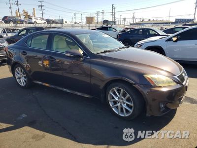 Czwarte zdjęcie samochodu z boku: 2012 LEXUS IS 250 BASE VIN:JTHBF5C22C5173963 - miniatura