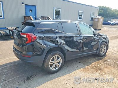 Trzecie zdjęcie samochodu z tyłu: 2022 GMC TERRAIN SLE VIN:3GKALTEV1NL177169 - miniatura