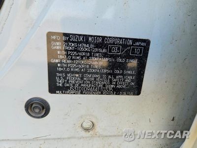 Zdjęcie 13 z 13 samochodu: 2010 SUZUKI GRAND VITARA JLX VIN:JS3TD1D94A4110335 - miniatura