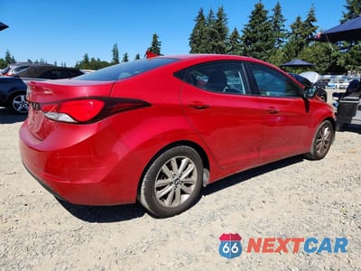 Trzecie zdjęcie samochodu z tyłu: 2015 HYUNDAI ELANTRA SE VIN:KMHDH4AEXFU253335 - miniatura
