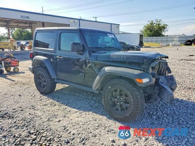 Czwarte zdjęcie samochodu z boku: 2021 JEEP WRANGLER SPORT VIN:1C4GJXAN6MW859532 - miniatura