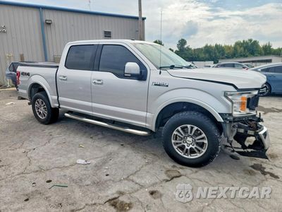Czwarte zdjęcie samochodu z boku: 2018 FORD F150 SUPERCREW VIN:1FTEW1E59JFD54046 - miniatura