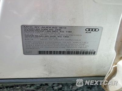 Zdjęcie 13 z 13 samochodu: 2014 AUDI Q5 PREMIUM VIN:WA1CFAFP4EA031835 - miniatura