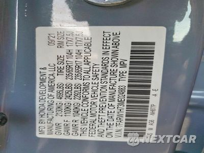 Zdjęcie 12 z 12 samochodu: 2021 HONDA CR-V SE VIN:7FARW1H73ME024883 - miniatura