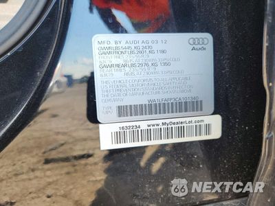 Zdjęcie 13 z 13 samochodu: 2012 AUDI Q5 PREMIUM PLUS VIN:WA1LFAFP3CA101340 - miniatura