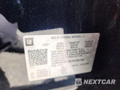 Zdjęcie 13 z 13 samochodu: 2018 CHEVROLET SUBURBAN K1500 LT VIN:1GNSKHKC9JR196744 - miniatura