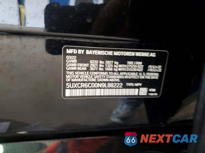 Zdjęcie 13 z 13 samochodu: 2022 BMW X5 XDRIVE40I VIN:5UXCR6C00N9L88222 - miniatura