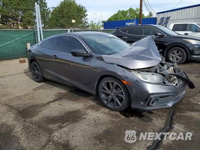 Czwarte zdjęcie samochodu z boku: 2019 HONDA CIVIC SPORT VIN:2HGFC4B88KH308478 - miniatura