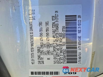 Zdjęcie 13 z 13 samochodu: 2022 TOYOTA TACOMA SR VIN:3TYRX5GN6NT053621 - miniatura