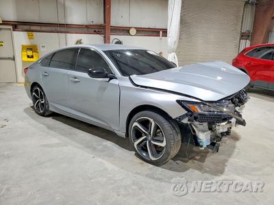 Czwarte zdjęcie samochodu z boku: 2022 HONDA ACCORD SPORT VIN:1HGCV1F35NA081859 - miniatura