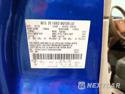 Zdjęcie 14 z 14 samochodu: 2011 FORD ESCAPE XLS VIN:1FMCU9C7XBKA61096 - miniatura