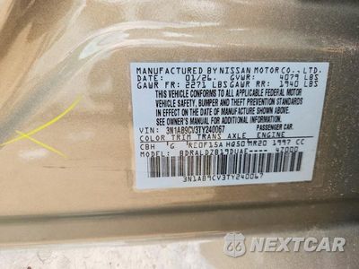 Zdjęcie 12 z 12 samochodu: 2026 NISSAN SENTRA SV VIN:3N1AB9CV3TY240067 - miniatura