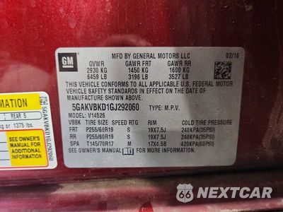 Zdjęcie 13 z 13 samochodu: 2016 BUICK ENCLAVE VIN:5GAKVBKD1GJ292060 - miniatura