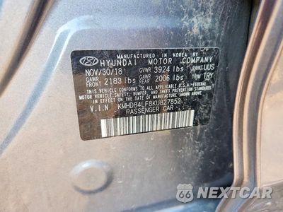 Zdjęcie 12 z 12 samochodu: 2019 HYUNDAI ELANTRA VALUE EDITION VIN:KMHD84LF8KU827852 - miniatura