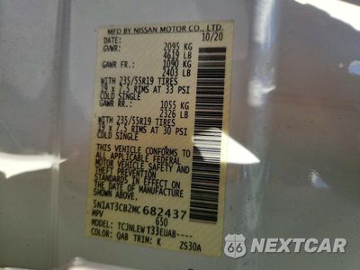 Zdjęcie 13 z 13 samochodu: 2021 NISSAN ROGUE SL VIN:5N1AT3CB2MC682437 - miniatura