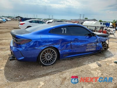 Trzecie zdjęcie samochodu z tyłu: 2021 BMW 430XI VIN:WBA73AP01MCG26145 - miniatura