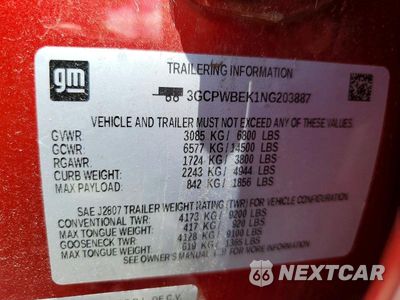 Zdjęcie 12 z 12 samochodu: 2022 CHEVROLET SILVERADO LTD C1500 CUSTOM VIN:3GCPWBEK1NG203887 - miniatura