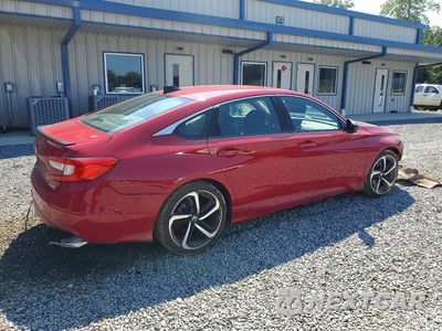 Trzecie zdjęcie samochodu z tyłu: 2021 HONDA ACCORD SPORT VIN:1HGCV1F39MA011229 - miniatura