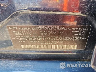 Zdjęcie 12 z 12 samochodu: 2011 HYUNDAI SONATA LIMITED VIN:5NPEC4AC6BH082321 - miniatura