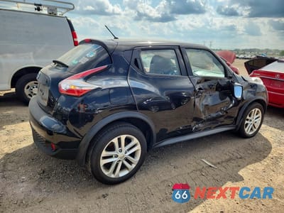Trzecie zdjęcie samochodu z tyłu: 2015 NISSAN JUKE S VIN:JN8AF5MR5FT513619 - miniatura