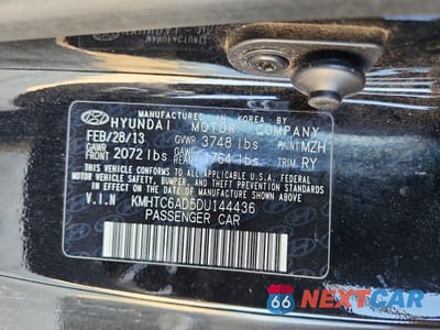 Zdjęcie 13 z 13 samochodu: 2013 HYUNDAI VELOSTER BASE VIN:KMHTC6AD5DU144436 - miniatura