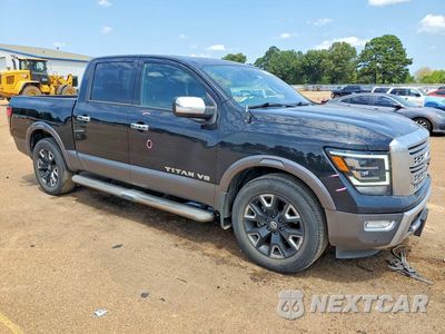 Czwarte zdjęcie samochodu z boku: 2020 NISSAN TITAN PLATINUM RESERVE VIN:1N6AA1EF1LN507689 - miniatura