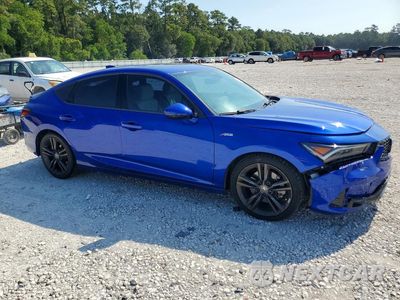 Czwarte zdjęcie samochodu z boku: 2024 ACURA INTEGRA A-SPEC TECH VIN:19UDE4H6XRA002799 - miniatura