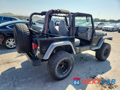 Trzecie zdjęcie samochodu z tyłu: 1997 JEEP WRANGLER / TJ SE VIN:1J4FY29P3VP471356 - miniatura