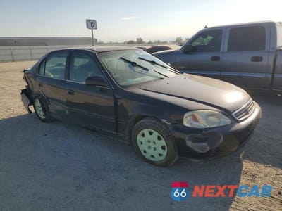 Czwarte zdjęcie samochodu z boku: 1999 HONDA CIVIC EX VIN:2HGEJ8644XH523881 - miniatura