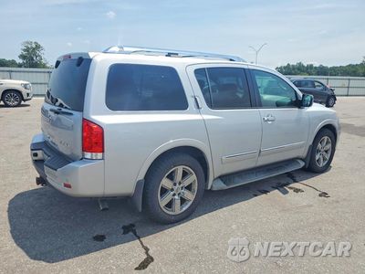 Trzecie zdjęcie samochodu z tyłu: 2012 NISSAN ARMADA SV VIN:5N1AA0NC6CN615725 - miniatura
