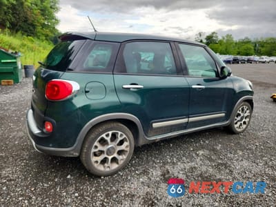 Trzecie zdjęcie samochodu z tyłu: 2014 FIAT 500L TREKKING VIN:ZFBCFADH2EZ007331 - miniatura