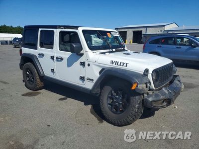 Czwarte zdjęcie samochodu z boku: 2025 JEEP WRANGLER SPORT VIN:1C4PJXDN6SW517278 - miniatura