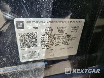 Zdjęcie 13 z 13 samochodu: 2019 CHEVROLET EQUINOX LS VIN:3GNAXSEV9KL288503 - miniatura