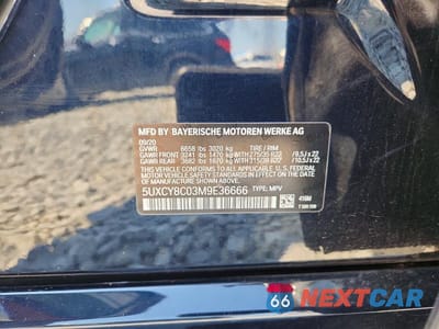 Zdjęcie 13 z 13 samochodu: 2021 BMW X6 M50I VIN:5UXCY8C03M9E36666 - miniatura