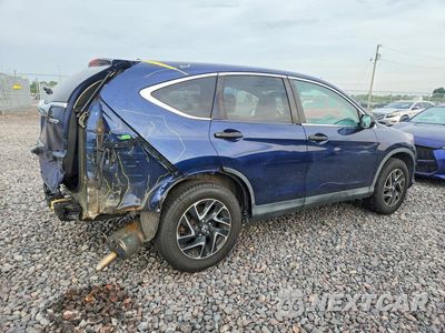 Trzecie zdjęcie samochodu z tyłu: 2016 HONDA CR-V SE VIN:5J6RM4H43GL055863 - miniatura