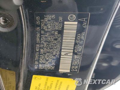Zdjęcie 13 z 13 samochodu: 2005 LEXUS ES 330 VIN:JTHBA30G855129679 - miniatura