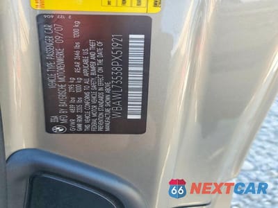 Zdjęcie 12 z 12 samochodu: 2008 BMW 335 I VIN:WBAWL73538PX51921 - miniatura