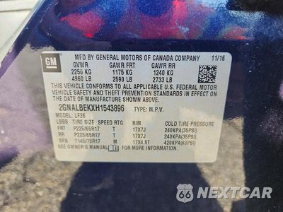 Zdjęcie 14 z 14 samochodu: 2017 CHEVROLET EQUINOX LS VIN:2GNALBEKXH1543896 - miniatura