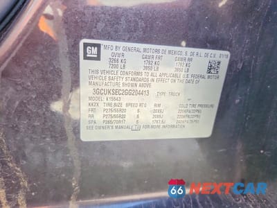 Zdjęcie 13 z 13 samochodu: 2016 CHEVROLET SILVERADO K1500 LTZ VIN:3GCUKSEC2GG204413 - miniatura