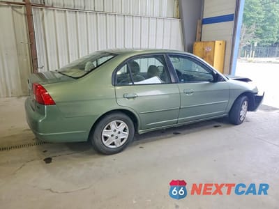 Trzecie zdjęcie samochodu z tyłu: 2003 HONDA CIVIC LX VIN:2HGES16573H610553 - miniatura