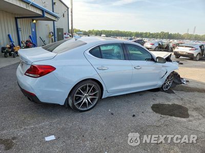 Trzecie zdjęcie samochodu z tyłu: 2020 GENESIS G70 3.3T VIN:KMTG34LE1LU047069 - miniatura