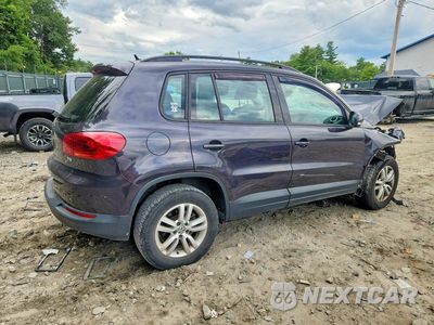 Trzecie zdjęcie samochodu z tyłu: 2016 VOLKSWAGEN TIGUAN S VIN:WVGBV7AX8GW592605 - miniatura